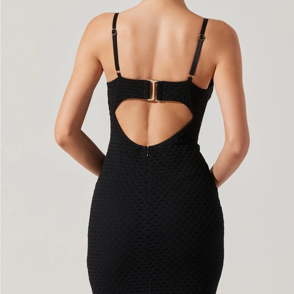 NWT ASTR The Label Jaida Bustier Bodycon Midi Dress - Picture 7 of 9